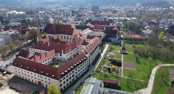 Luftaufnahme Kloster Seligenthal Landshut